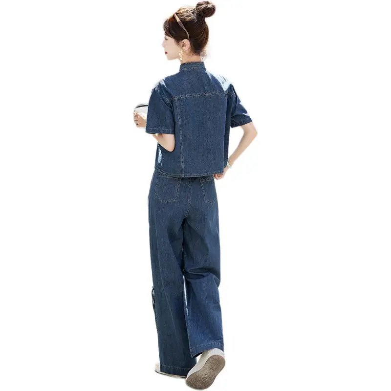 Fele.d Casual Suit Women's Denim-3