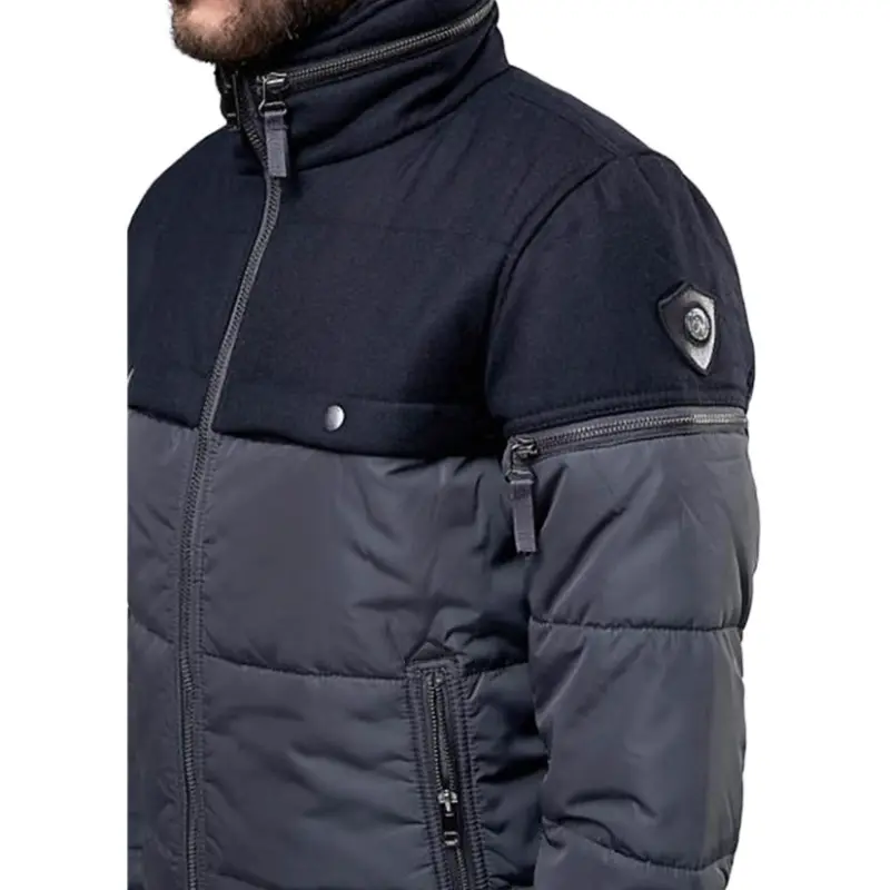 DIESEL Jackets Coats Men's Black Gray Color-3