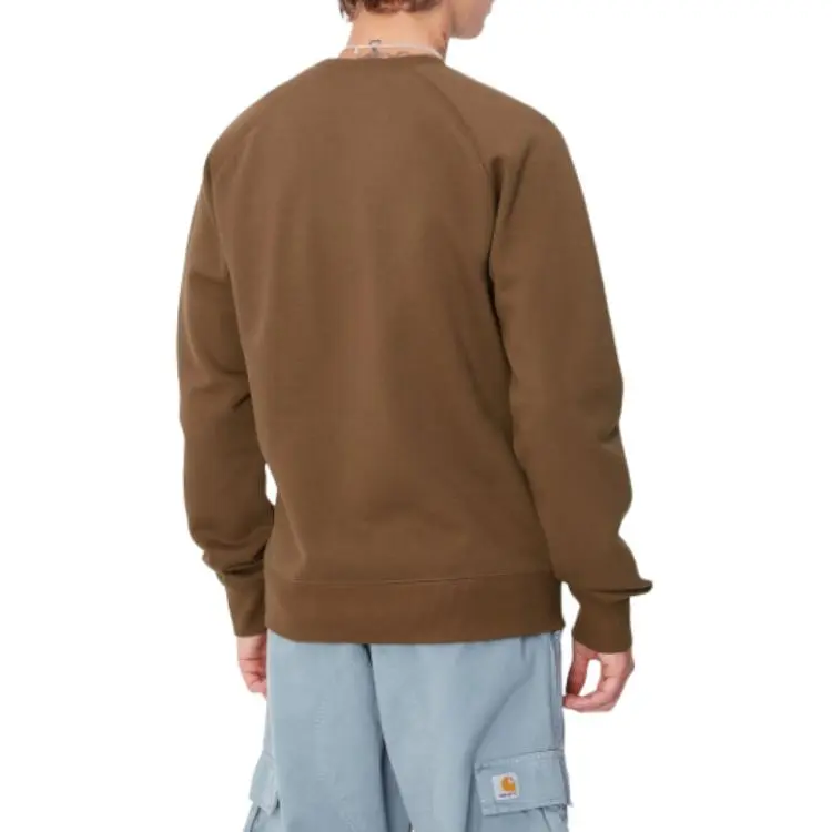 Carhartt WIP Chase Logo Embroidered Crewneck Sweatshirt-4