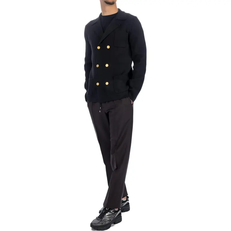 Valentino Double Breasted Long Sleeved Cardigan-3