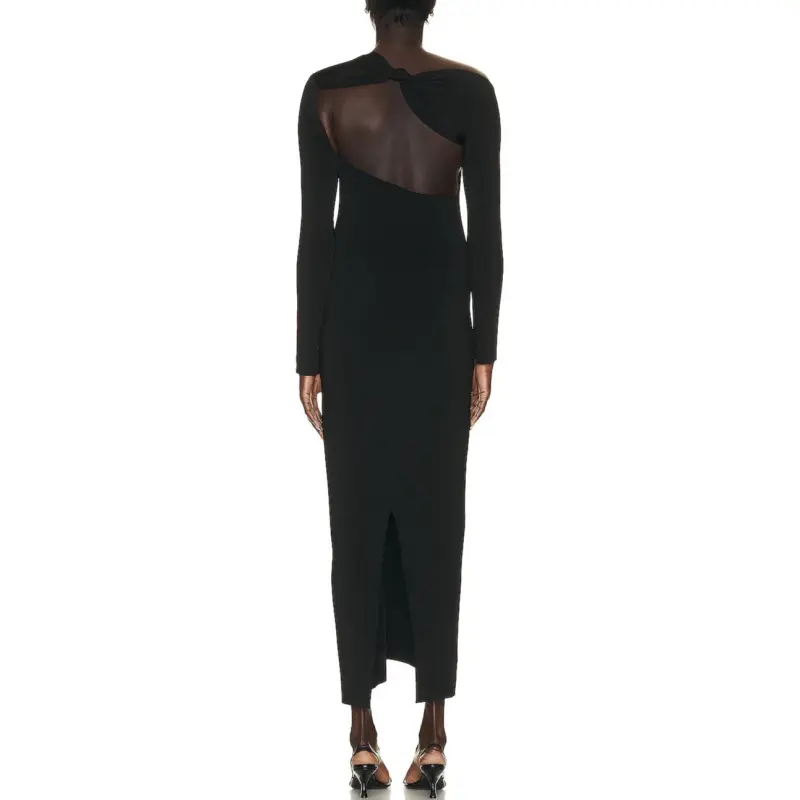 THE ROW Long-Sleeved Dresses Women's Black-1