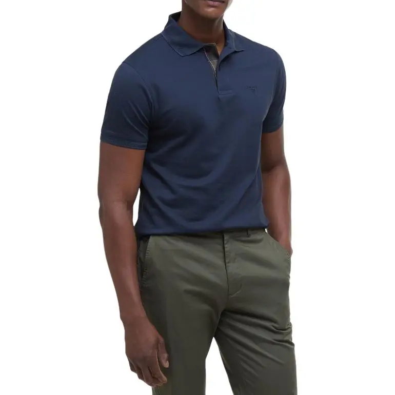 BARBOUR Tartan Piqué Polo Shirt-2