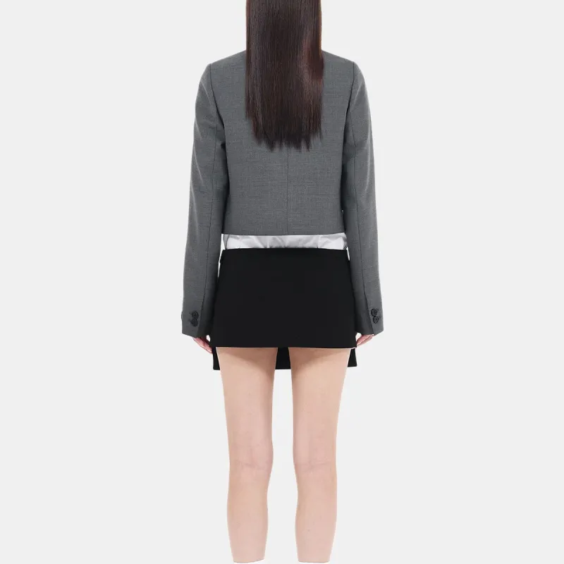 WE11DONE Casual Short Skirts Women's Black-4