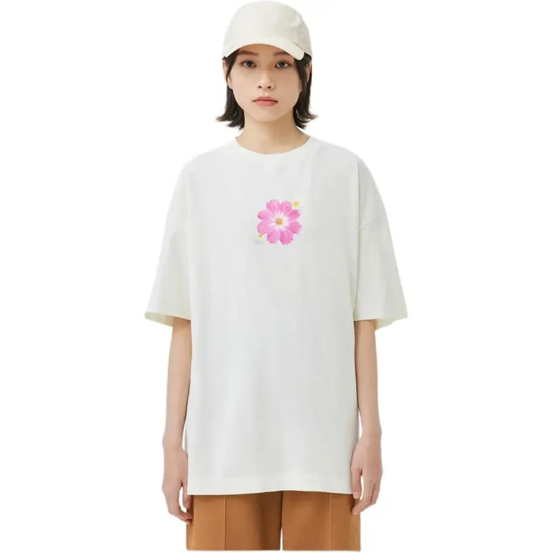 LiNing Short Sleeved T Shirts Unisex Ivory-2