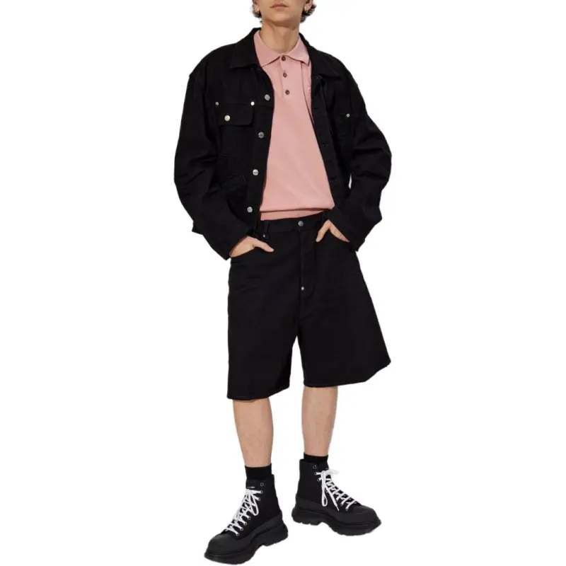 DSQUARED 2 Wide Leg Bermuda Denim Shorts-3