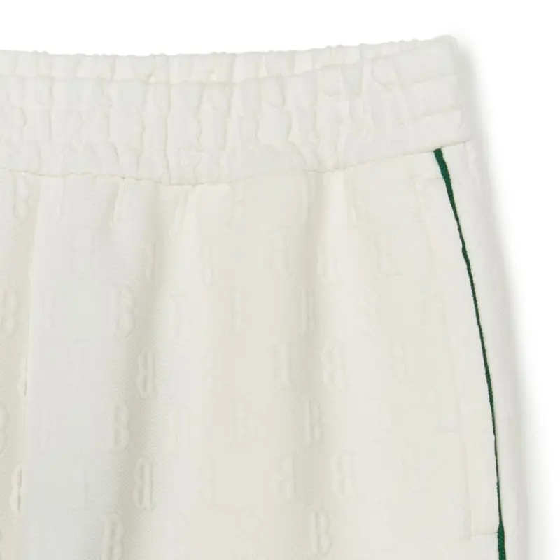 MLB Jacquard Monogram Boston Red Sox Pants Casual Pants Unisex Cream-4