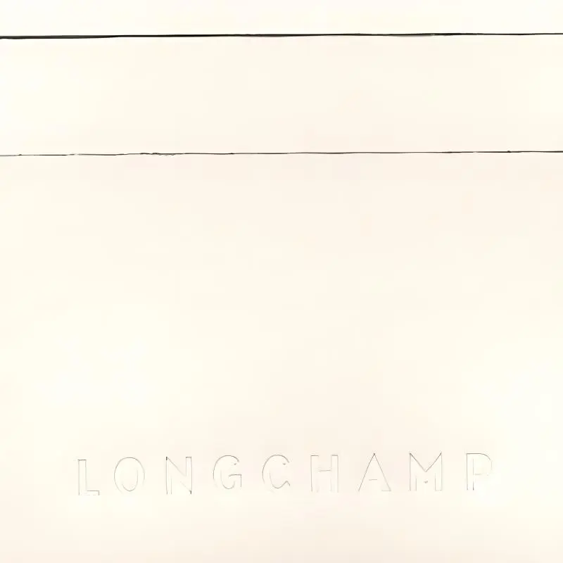 LONGCHAMP Le Foulonné Calfskin Card Holder Women's Linen-2