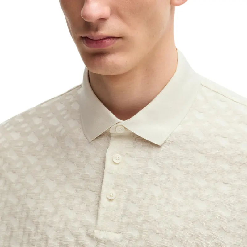 HUGO BOSS Polo Shirt Men's White-4