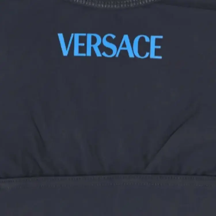 VERSACE Monogram Print Sports Bra 'Black/Print'-2
