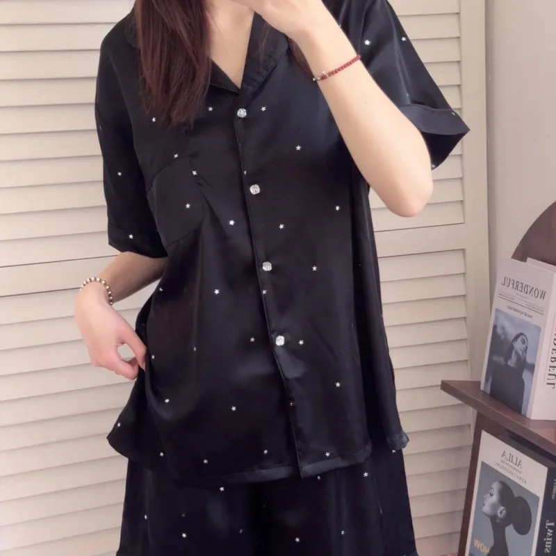 WANANNI Pajama Set Women's Romantic Galaxy-3