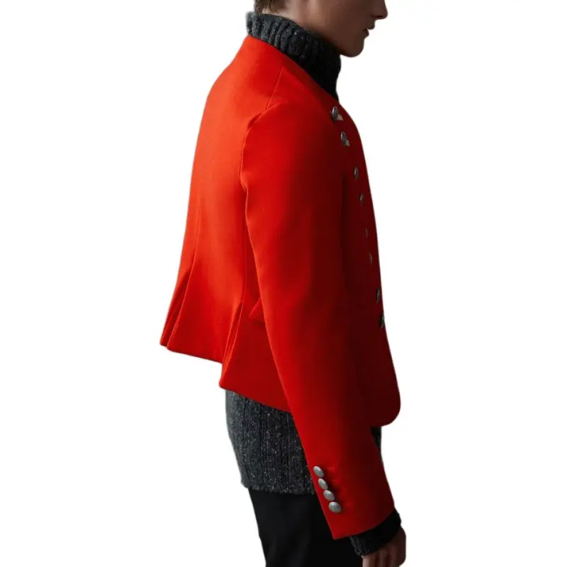 Burberry Jackets Men Red-5