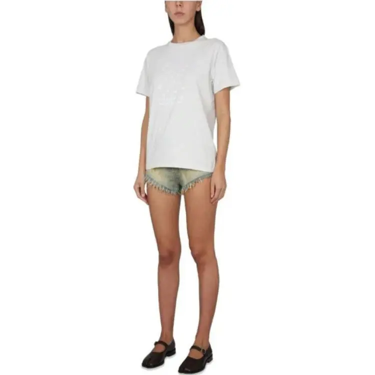 Maison Margiela Logo Printed Jersey T Shirt-3