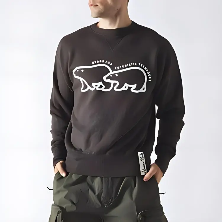 HUMAN MADE Sweatshirt Unisex Brown-4