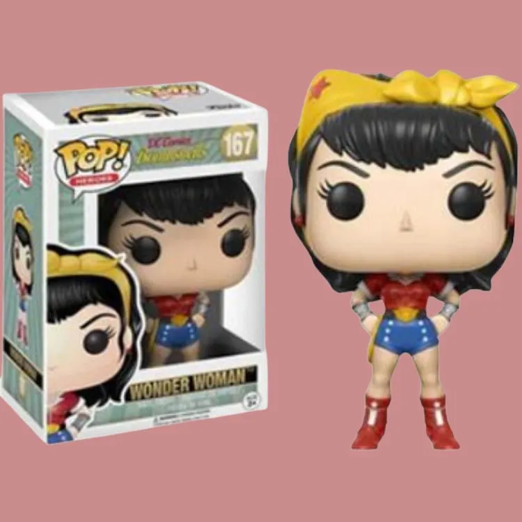 Funko POP! Collection HEROES Beautiful Cover Wonder Woman Chibi Figures-3