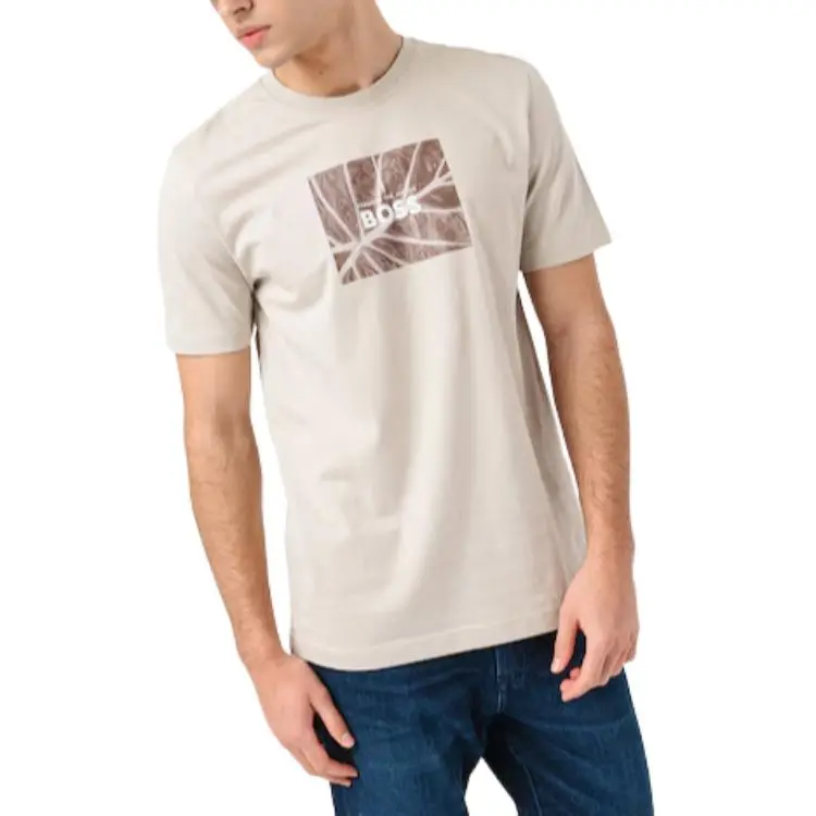 HUGO BOSS Logo print T shirt-2