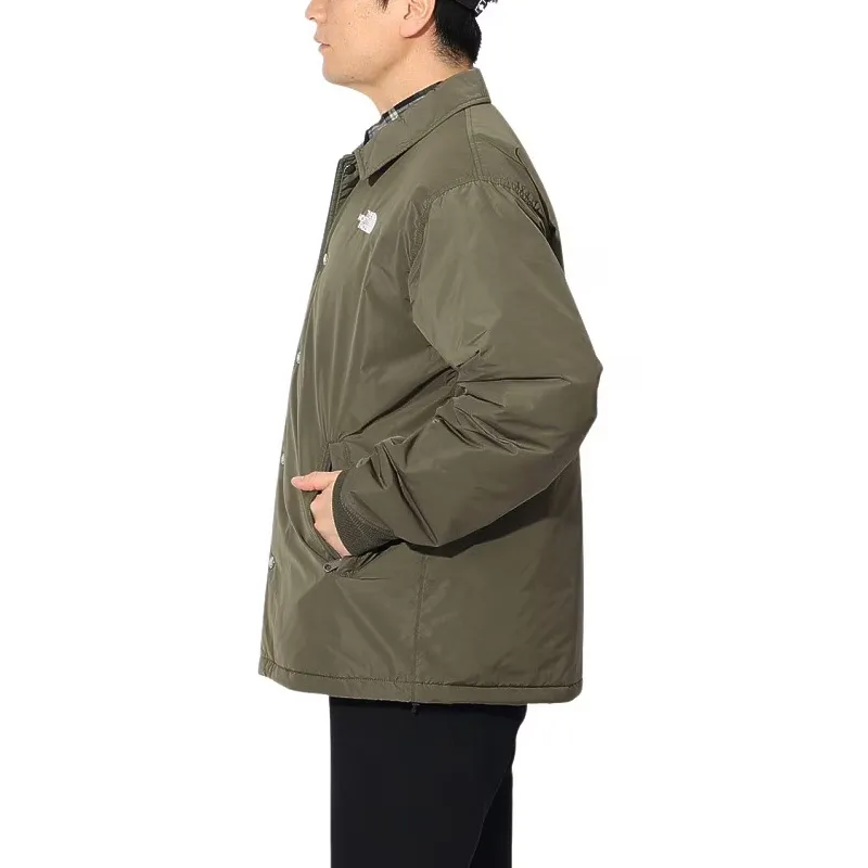 THE NORTH FACE FW24 Insulated Coach Jackets Coats Men's Green-4