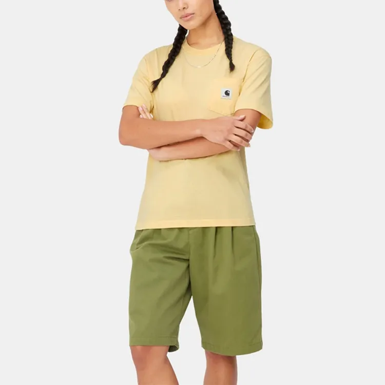 Carhartt WIP SS23 Frontier Frontier Series T Shirts Women's Yellow-4