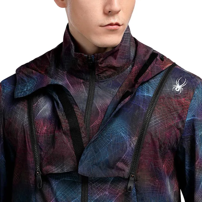 SPYDER Jackets & Coats Men's Red String Pattern-2