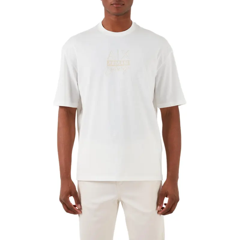 ARMANI EXCHANGE Logo Printed Crewneck T Shirt-2