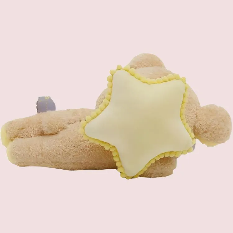 SAN X Starry Eye Mask Relaxing Bear Plush Doll Dolls Plush Doll 27cm Height-2