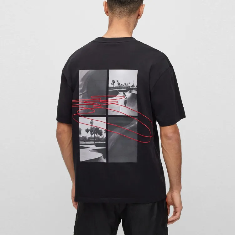 HUGO BOSS T Shirts Unisex Black-2
