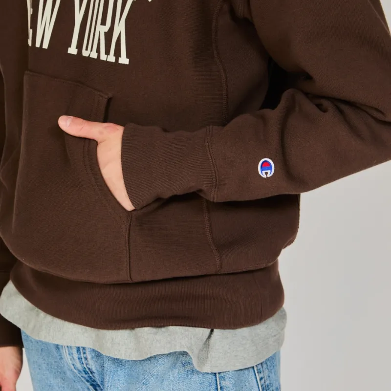 Champion Reverse Weave FW24 Sweatshirt Unisex Dark Brown-3