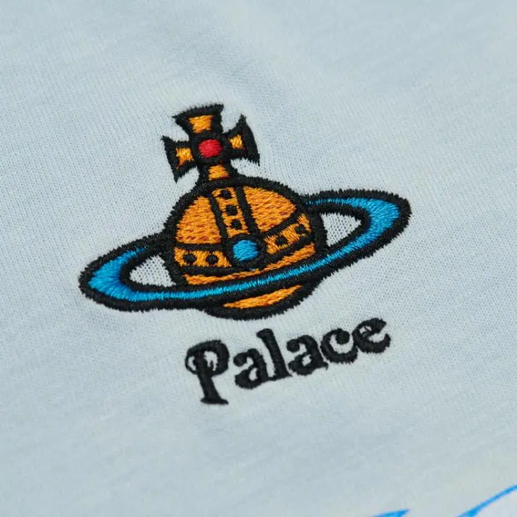 PALACE X Vivienne Westwood Baby Tee Baby Blue-1