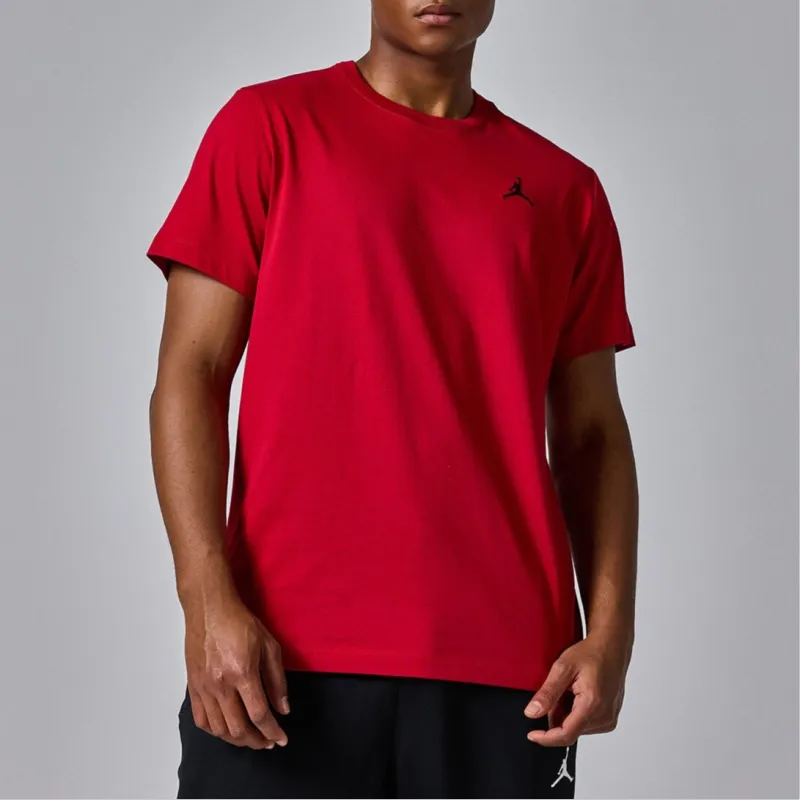 Jordan T Shirts Men Gym Red-4