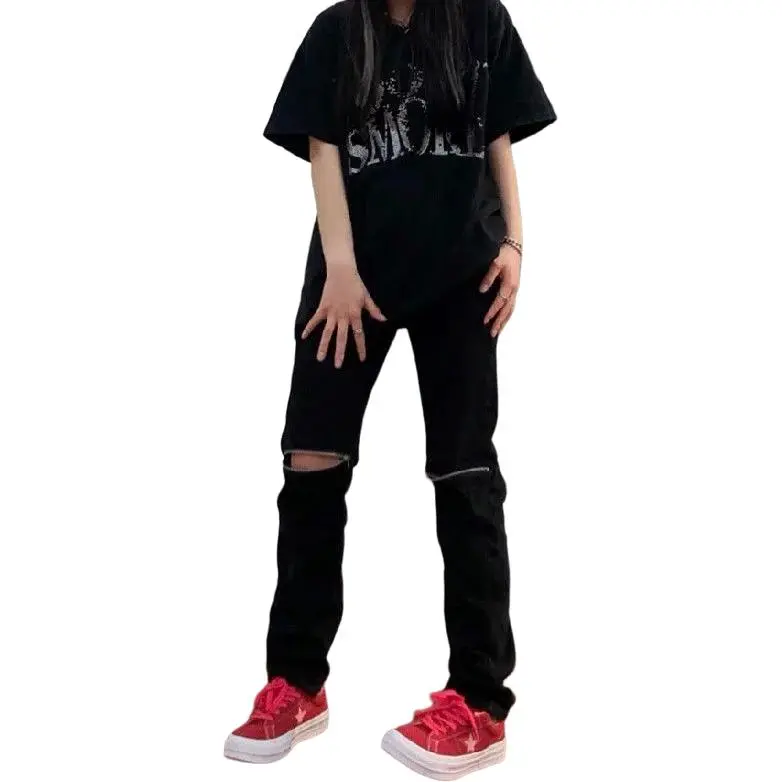 IJRJ Jeans Unisex Black-2
