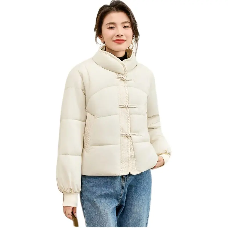 CARBAMMI Puffer Jacket Women's Ecru-2