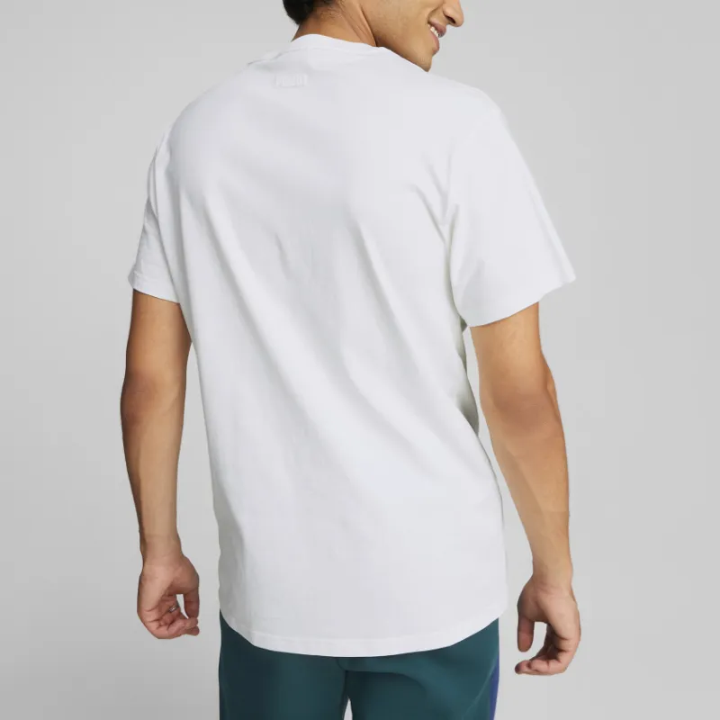 PUMA Basketball Collection T Shirt Men's PUMA White-3