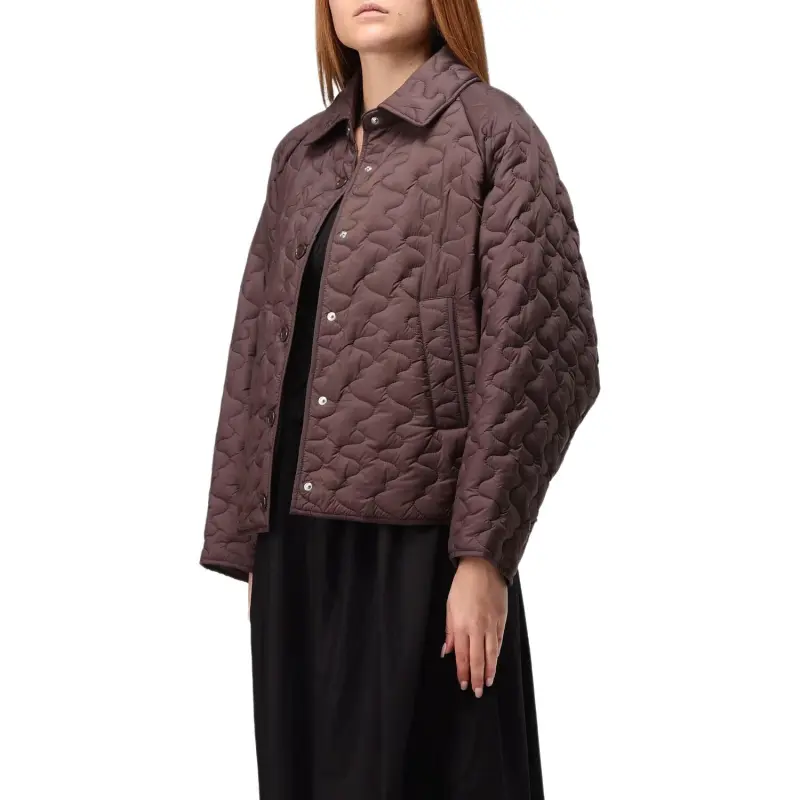 PINKO Quilted Straight Hem Jacket-4