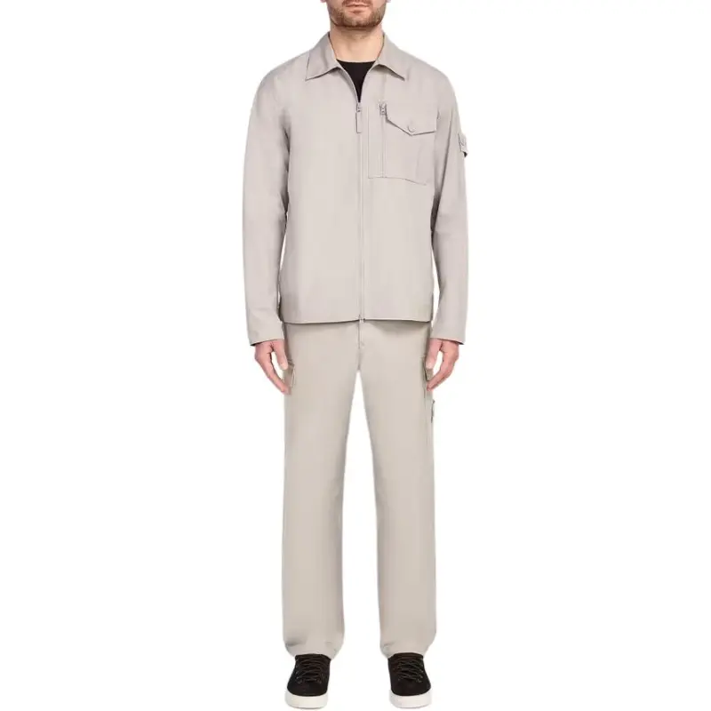 STONE ISLAND Ghost Straight Leg Cargo Pants-3