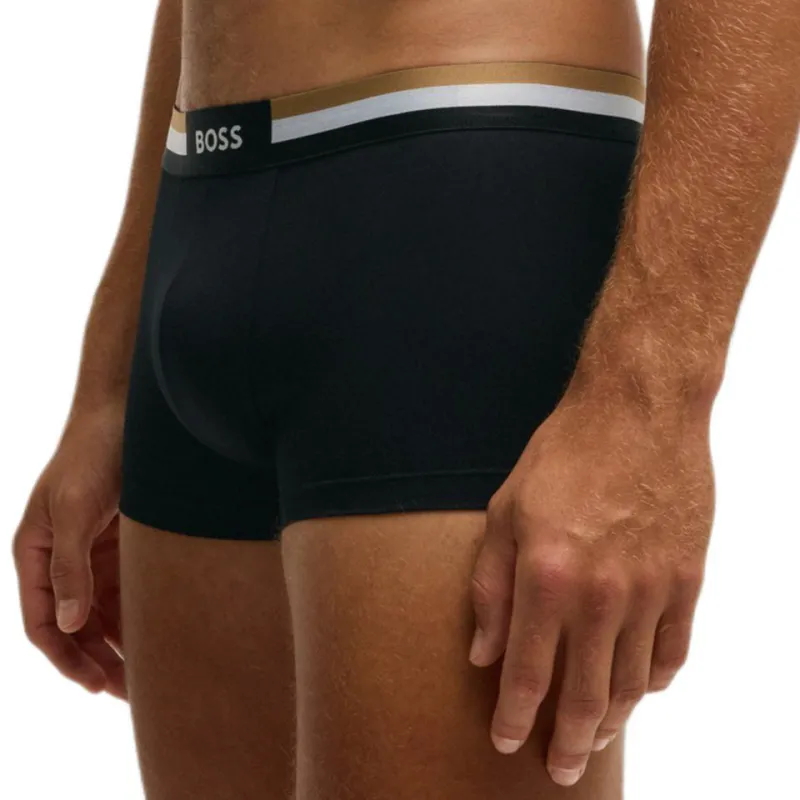 HUGO BOSS Pack Of Three Logo Waistband Boxers-4