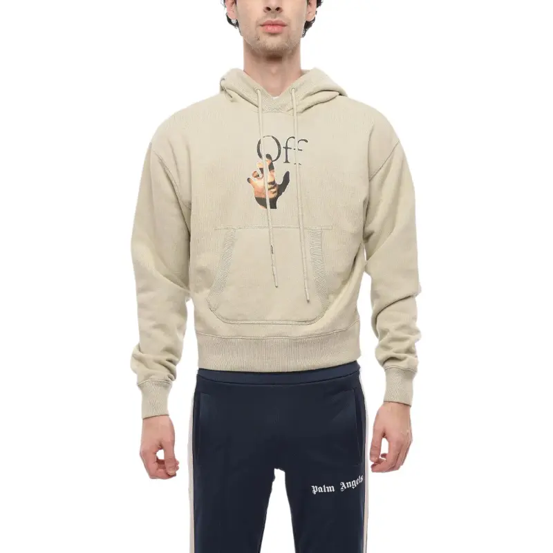 OFF WHITE Sweatshirt Men's Gray White-3