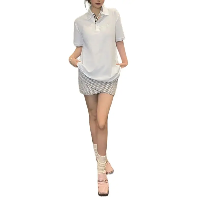 Burberry Polo Shirt Women's White-2