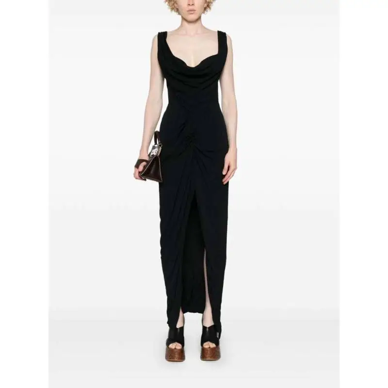 Vivienne Westwood Sleeveless Asymmetric Maxi Dress-9