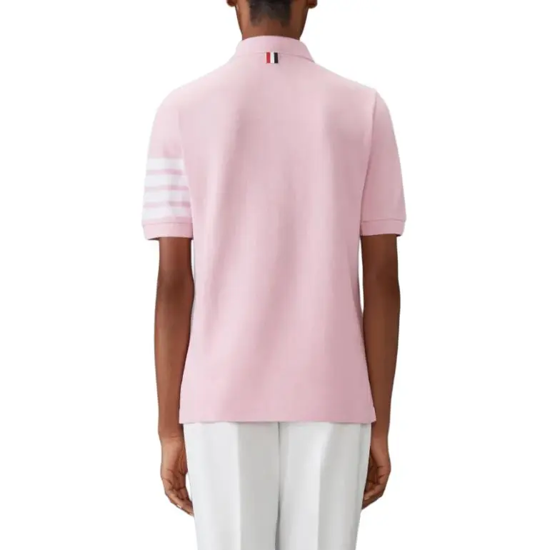 THOM BROWNE 4 Bar Piqué weave Polo Shirt-3