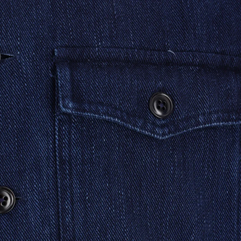 TF SS24 Denim Jacket Men's Marine Blue-7