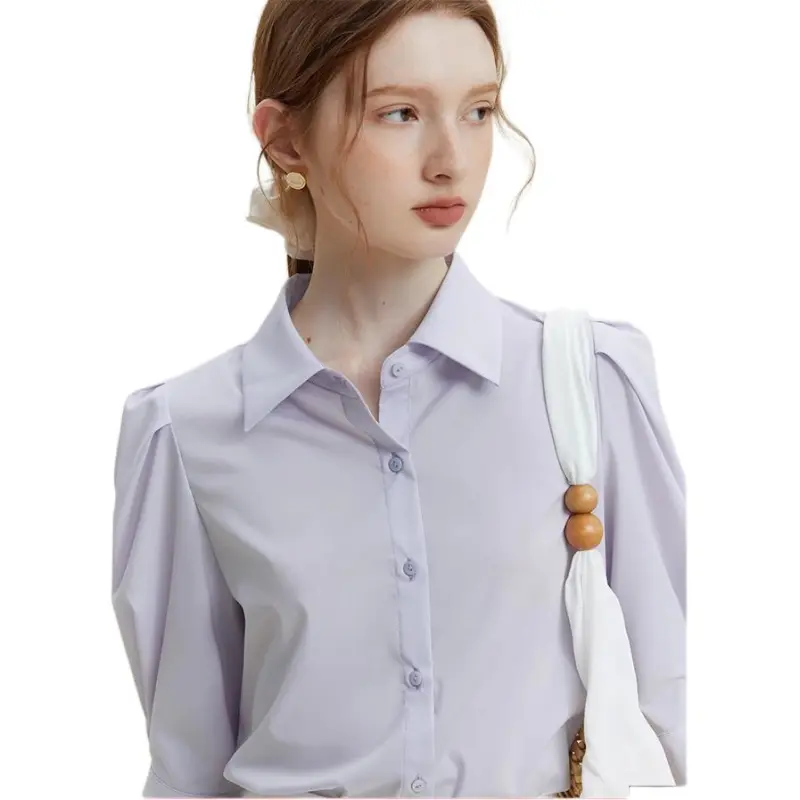 FANSILANEN Shirts Women's Ice Pink Purple-2