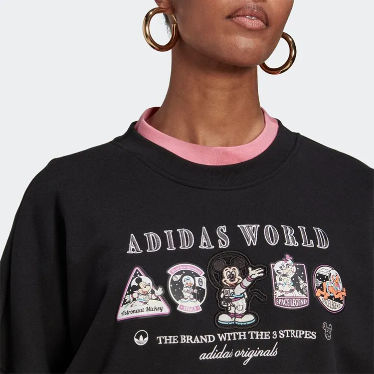 Adidas Sweatshirt Women's Black-5