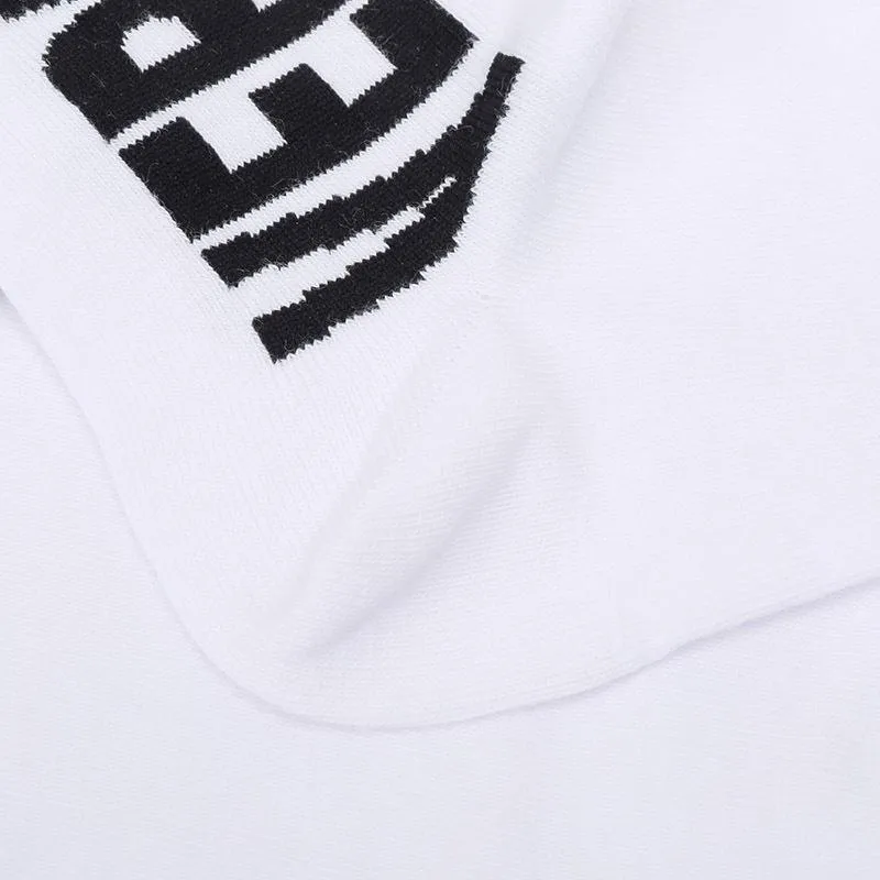 VERSACE Logo Socks 'White'-3