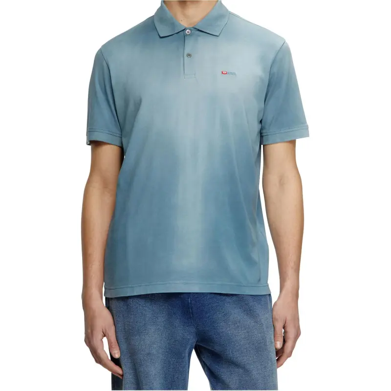 DIESEL T Rejust R3 Logo Embroidery Jersey Polo Shirt-1