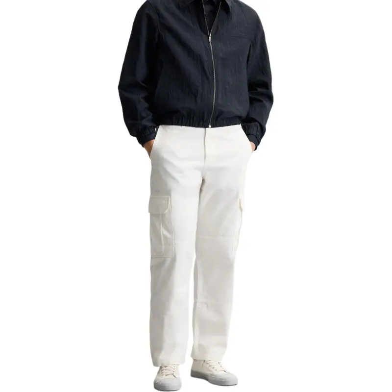 ZARA Cargo Pants Men's Frosted White-5