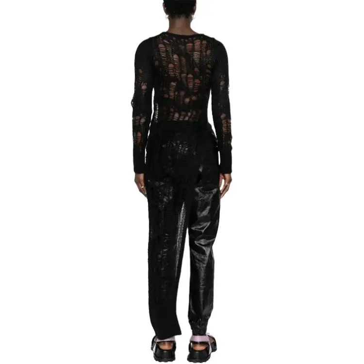RICK OWENS/RO Long Sleeved Dress Women's Black-1
