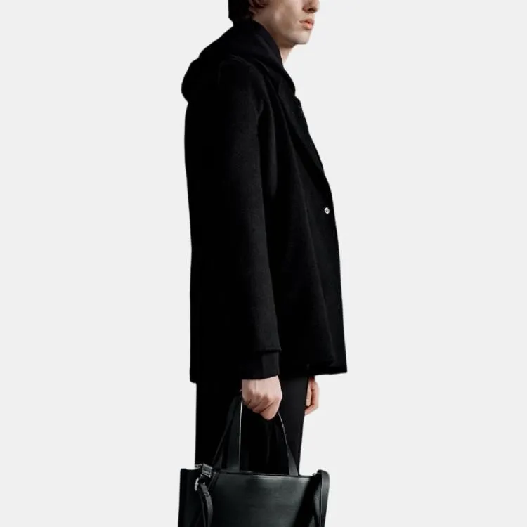 PEACEBIRD MEN Coats Men's Black-5