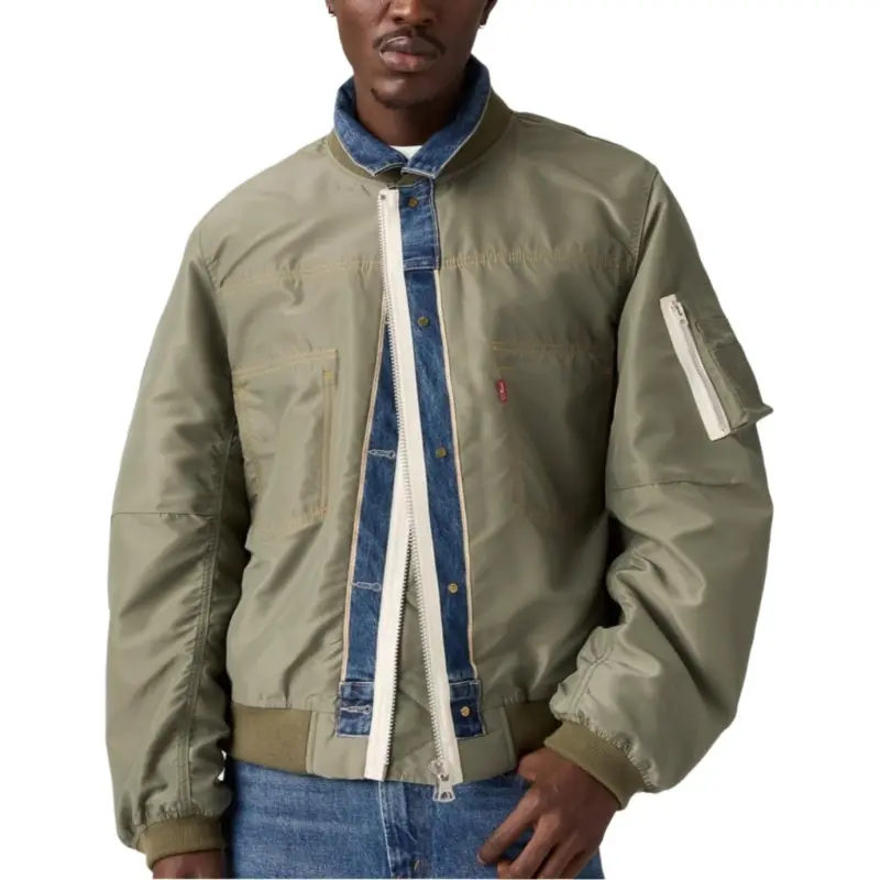 Sacai X Levis Jackets Men Blue-2