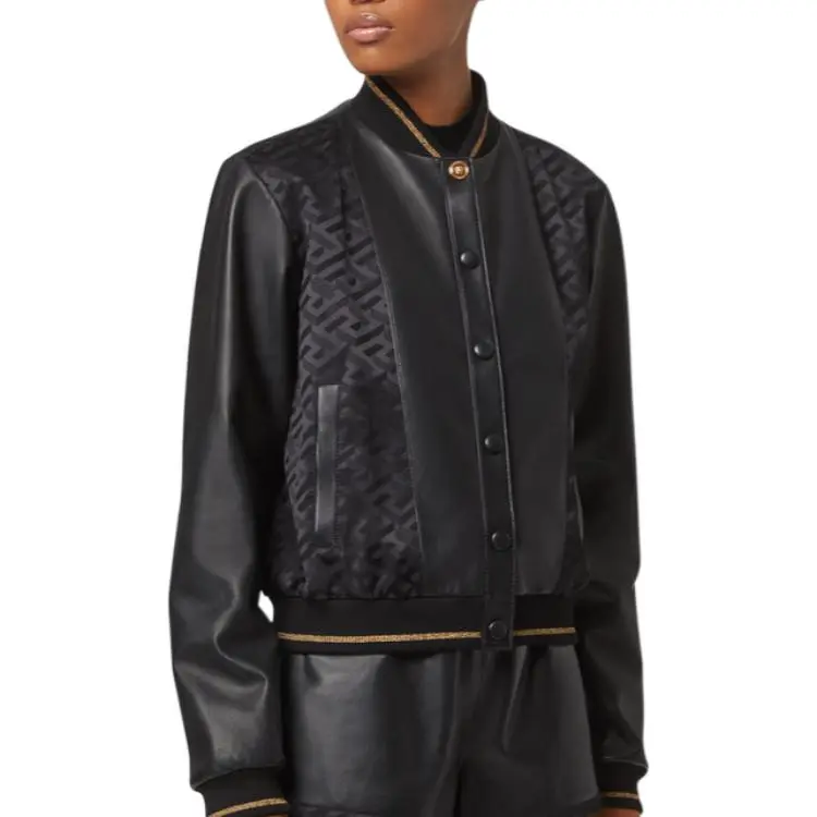 FANSIZHE Jackets Coats Women's Black-3