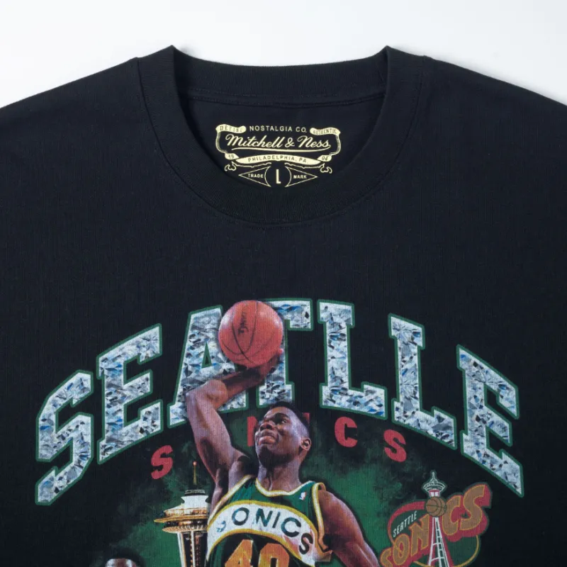 Mitchell & Ness SS24 T Shirt Unisex Black-2
