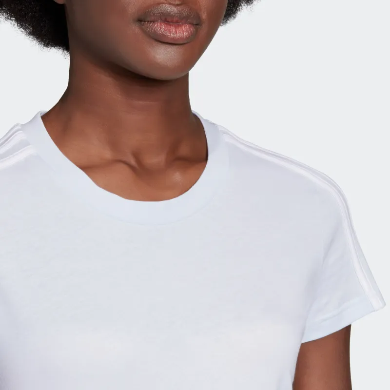 Adidas Set in Sleeve T Shirt Women's Light Blue-4